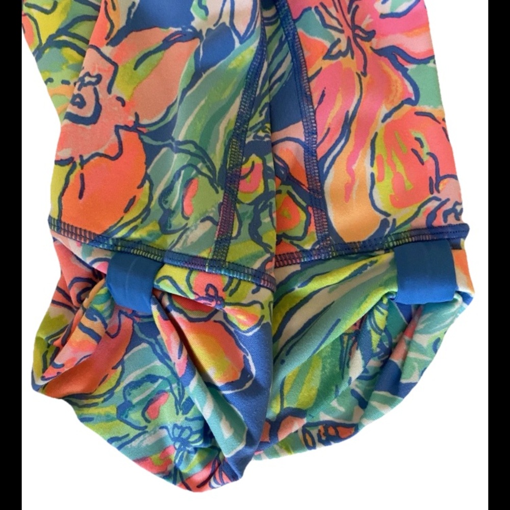 Lilly Pulitzer Luxletic Blue and Green Activewear - Picture 3 of 5
